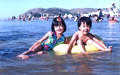 Local Children At The Beach